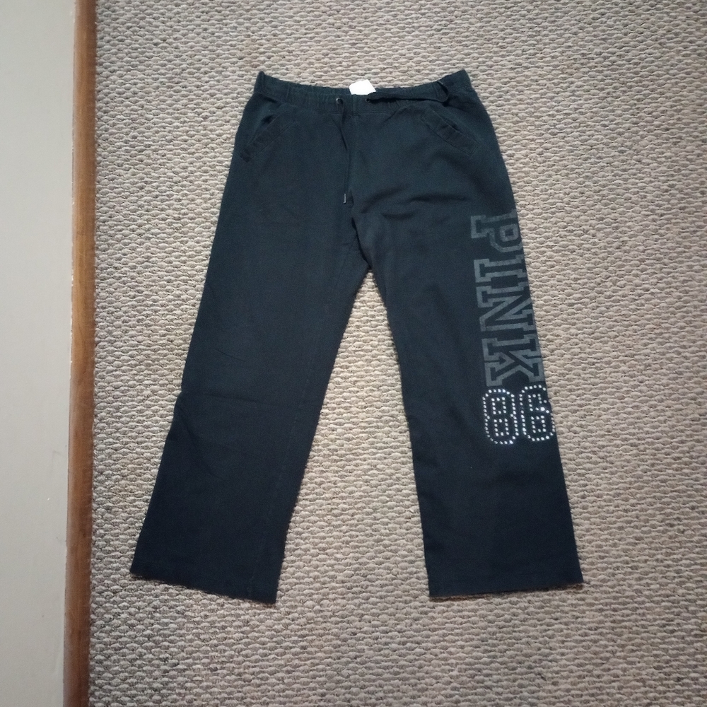 Victoria's Secret Sweatpants Black Size Medium